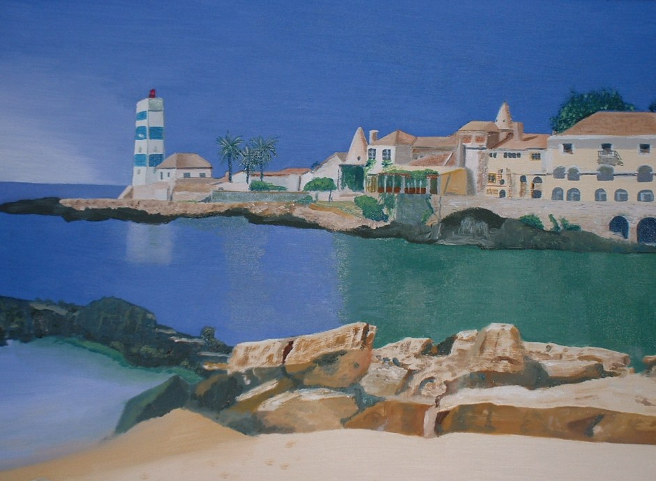 Cascais II oil painting by Robert Minchin
